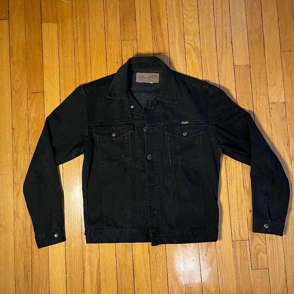 vintage wrangler jean jacket